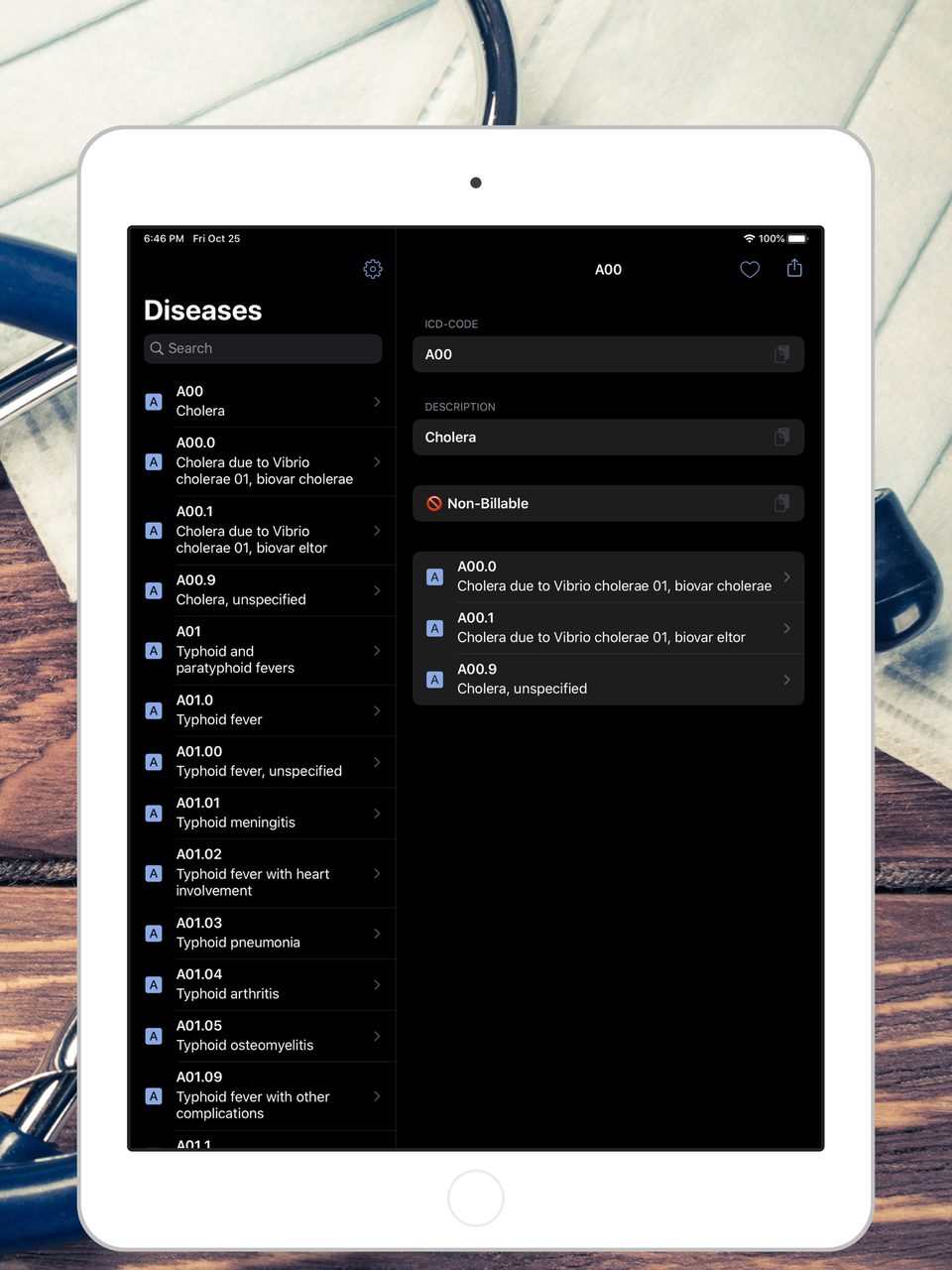 ICD-10 2020 on iPad — App Store screenshot 3